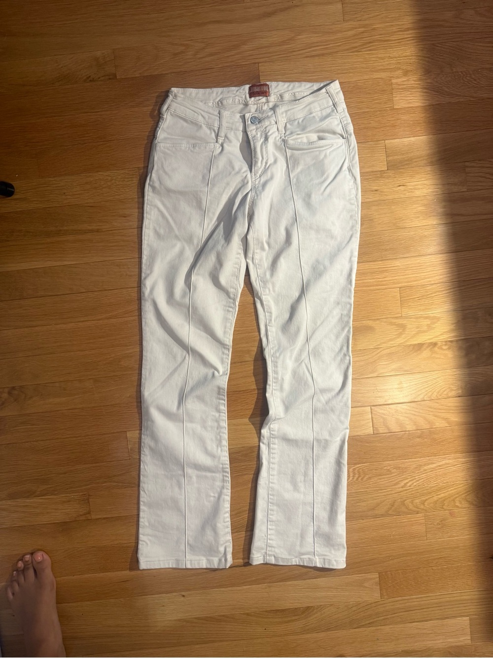 Off white Women's Front-Seam Jeans